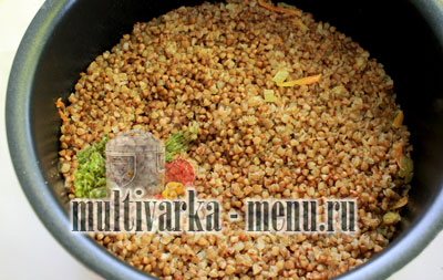 гречка с мясом в мультиварке гречка в мультиварке фото