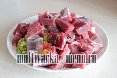 каша с мясом в мультиварке перловка в мультиварке