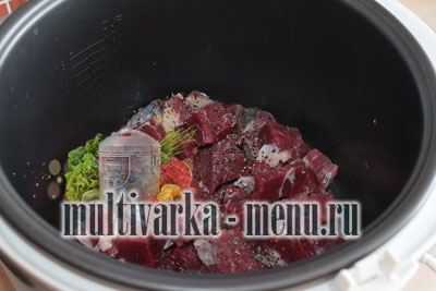 каша с мясом в мультиварке перловка в мультиварке