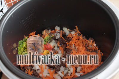 каша с мясом в мультиварке перловка в мультиварке