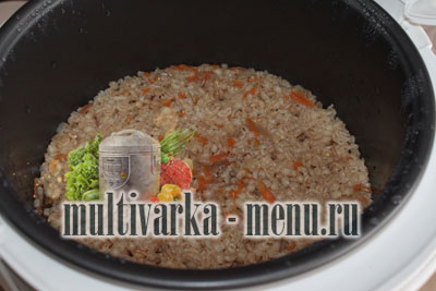каша с мясом в мультиварке перловка в мультиварке