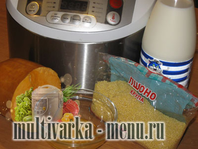 каша тыквенная в мультиварке каша на молоке в мультиварке
