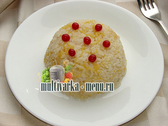 тыква с рисом в мультиварке рис в мультиварке рецепт
