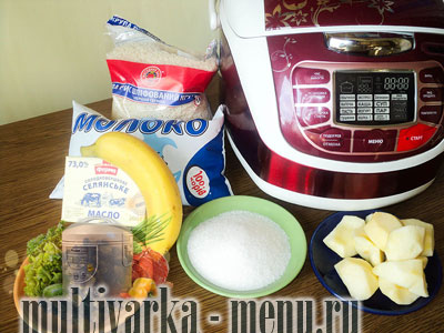 молочная каша в мультиварке рисовая каша в мультиварке