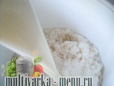 молочная каша в мультиварке рисовая каша в мультиварке