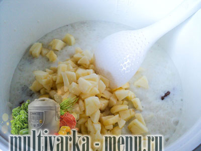 молочная каша в мультиварке рисовая каша в мультиварке
