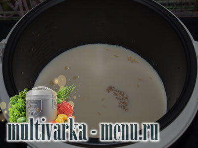 молочная рисовая каша в мультиварке рисовая каша в мультиварке