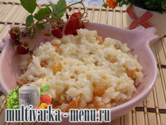молочная рисовая каша в мультиварке рисовая каша в мультиварке