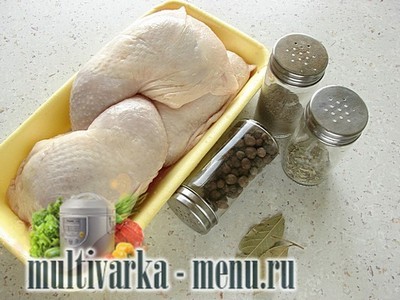 Курица в мультиварке Рецепт тушеной курицы в мультиварке