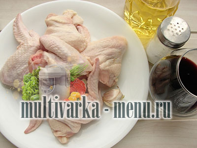 крылышки в мультиварке рецепт крылышки в мультиварке редмонд