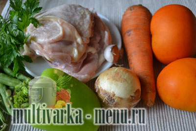 курица с овощами в мультиварке рецепт курицы с овощами в мультиварке
