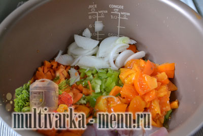 курица с овощами в мультиварке рецепт курицы с овощами в мультиварке