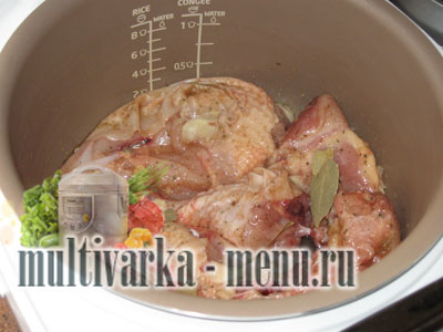 курица с овощами в мультиварке курица с овощами в мультиварке рецепт
