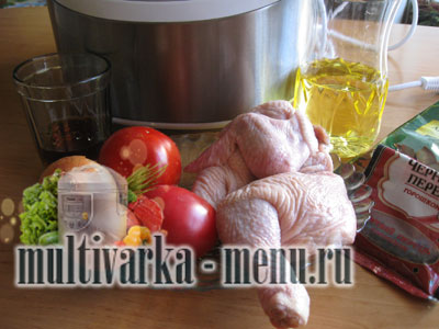 курица жареная в мультиварке рецепт куры в мультиварке
