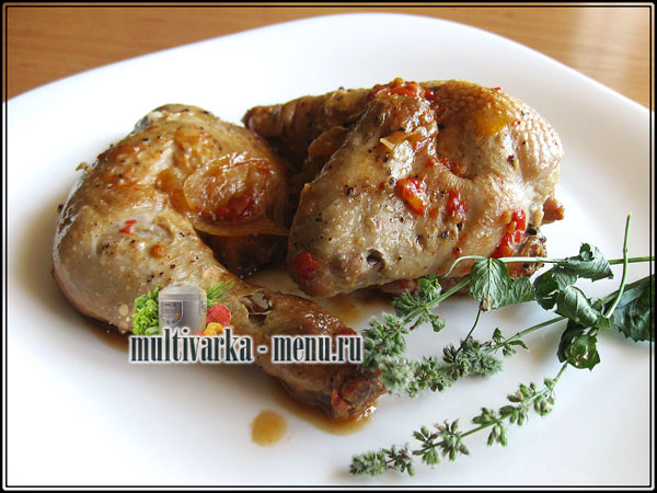 курица в мультиварке курица в вине в мультиварке рецепт