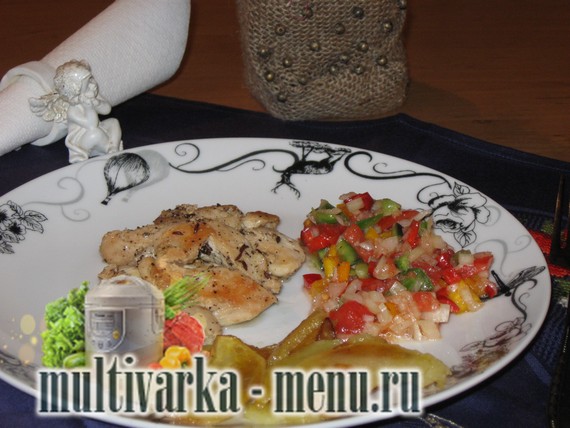 Куриная грудка в мультиварке под соусом сальса приготовление куриной грудки в мультиварке под соусом сальса