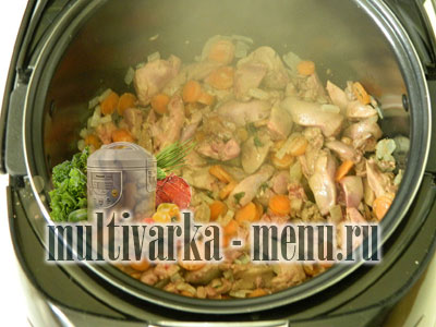 приготовить куриную печень в мультиварке печень в мультиварке фото