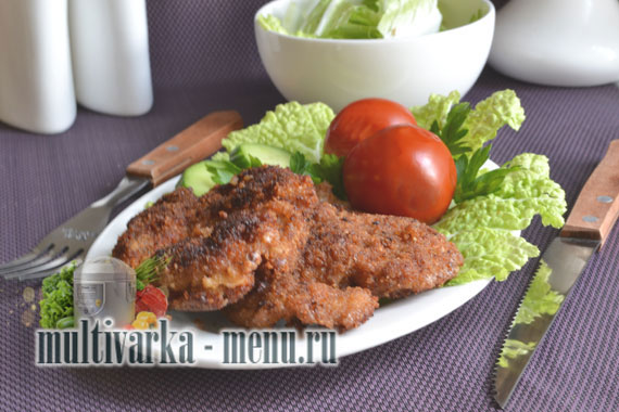 куриные отбивные в мультиварке как приготовить куриные отбивные в мультиварке