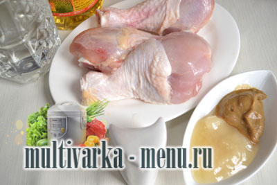 курица в горчице куриные рецепты в мультиварке