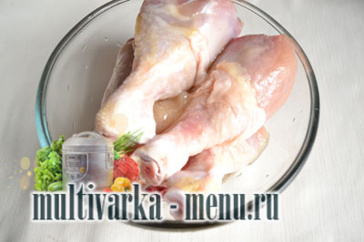 курица в горчице куриные рецепты в мультиварке