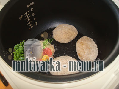котлеты из фарша в мультиварке рецепт куриных котлет в мультиварке