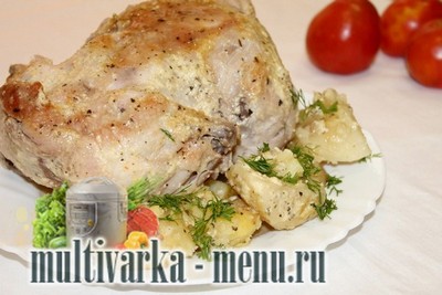 курица с картошкой в мультиварке приготовление курицы с картошкой в мультиварке