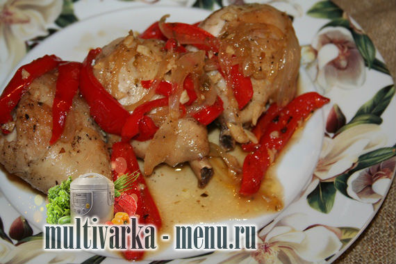 окорочка в мультиварке рецепты курица тушеная в мультиварке