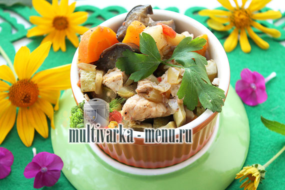 рагу в мультиварке с мясом в мультиварке рагу с фото