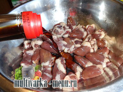 тушеные сердечки в мультиварке рецепт сердечек в мультиварке