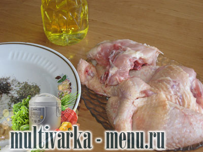 жареная курица в мультиварке курица в мультиварке