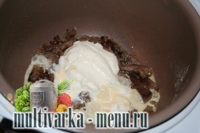 бефстроганов в мультиварке рецепт бефстроганов в мультиварке