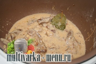 бефстроганов в мультиварке рецепт бефстроганов в мультиварке