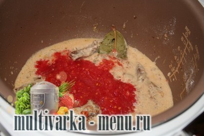 бефстроганов в мультиварке рецепт бефстроганов в мультиварке