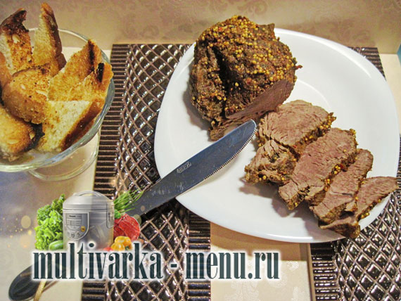 буженина из говядины в мультиварке буженина в мультиварке редмонд