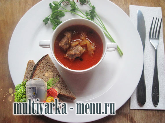 гуляш из говядины в мультиварке гуляш в мультиварке рецепт