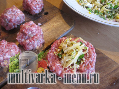 котлеты в мультиварке рецепты котлеты с начинкой