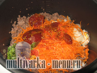 тушеный фарш в мультиварке рецепты из фарша в мультиварке