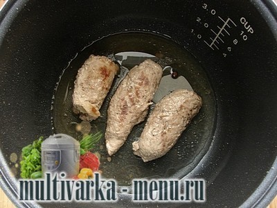 Рулетики в мультиварке из свинины приготовление рулетиков в мультиварке из свинины
