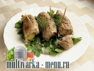 Рулетики в мультиварке из свинины приготовление рулетиков в мультиварке из свинины