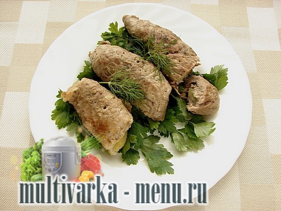 Рулетики в мультиварке из свинины приготовление рулетиков в мультиварке из свинины