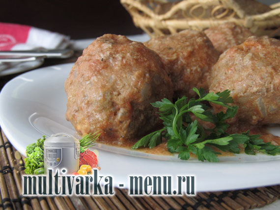 тефтели в соусе в мультиварке тефтели рецепт
