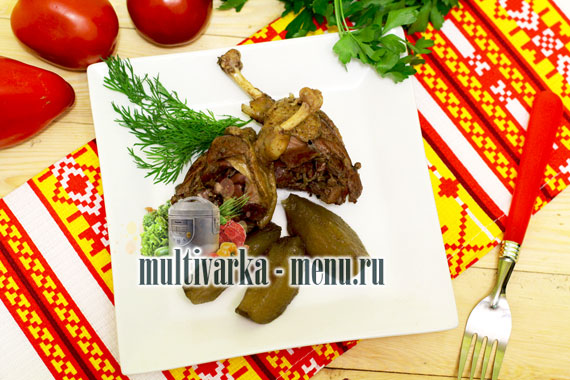 утка с яблоками в мультиварке утка рецепт с фото