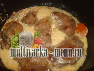 кролик в сметане в мультиварке как приготовить кролика в мультиварке