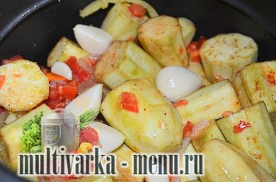 тушеные баклажаны в мультиварке рецепт тушеных баклажанов в мультиварке