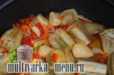 тушеные баклажаны в мультиварке рецепт тушеных баклажанов в мультиварке