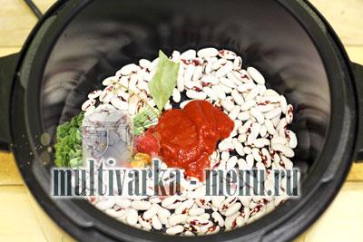 фасоль в мультиварке рецепт как приготовить фасоль в мультиварке