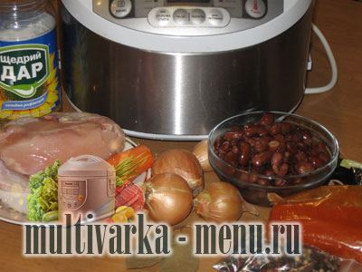 фасоль с мясом в мультиварке как приготовить фасоль в мультиварке