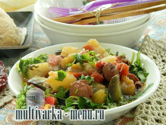 овощи в мультиварке жаркое в мультиварке фото