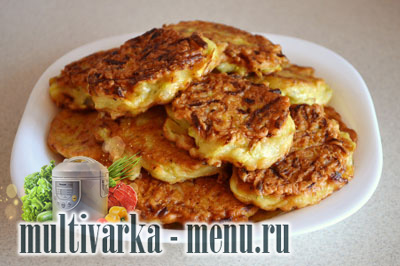 оладьи из кабачков в мультиварке кабачковые оладьи в мультиварке