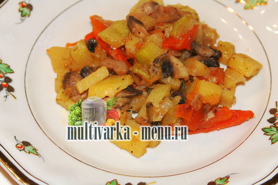 рагу из овощей в мультиварке овощное рагу рецепт